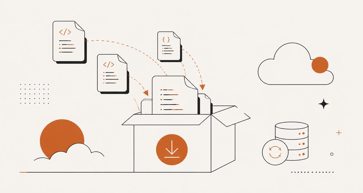 Script files being archived into a backup box